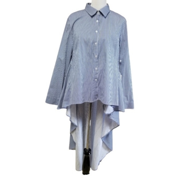 🆕️⬇️🎉HOST PICK🎉 LIVE 4 TRUTH Asymmetrical Stripe Shirt - Picture 5 of 8